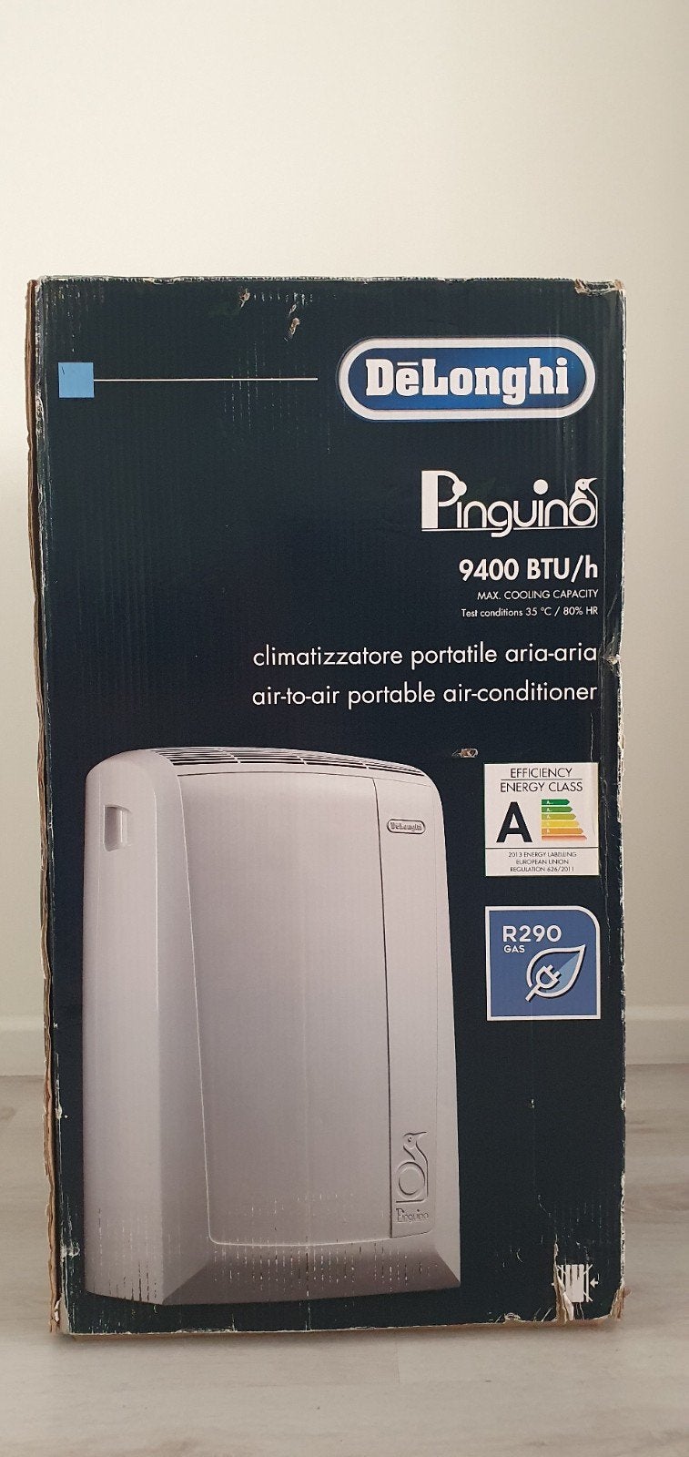 De'Longhi Pinguino PAC N82ECO Mobiele Airco - Z.G.A.N., Ophalen, Timer, 3 snelheden of meer, Zo goed als nieuw