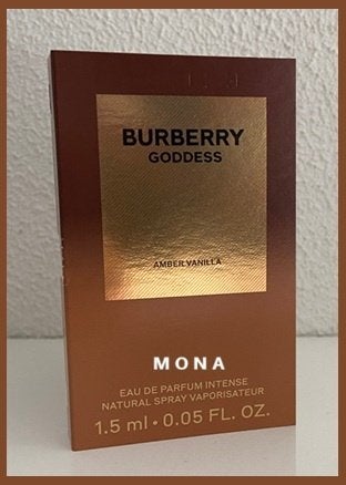 BurberryGoddess Amber Vanilla parfum sample proefje tester, Verzenden, Nieuw