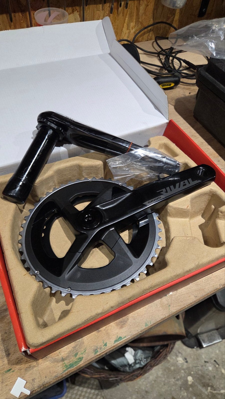 Nieuw Sram Rival Crankstel 172.5 DUB, Gravelbike, Nieuw, Ophalen of Verzenden, Aluminium