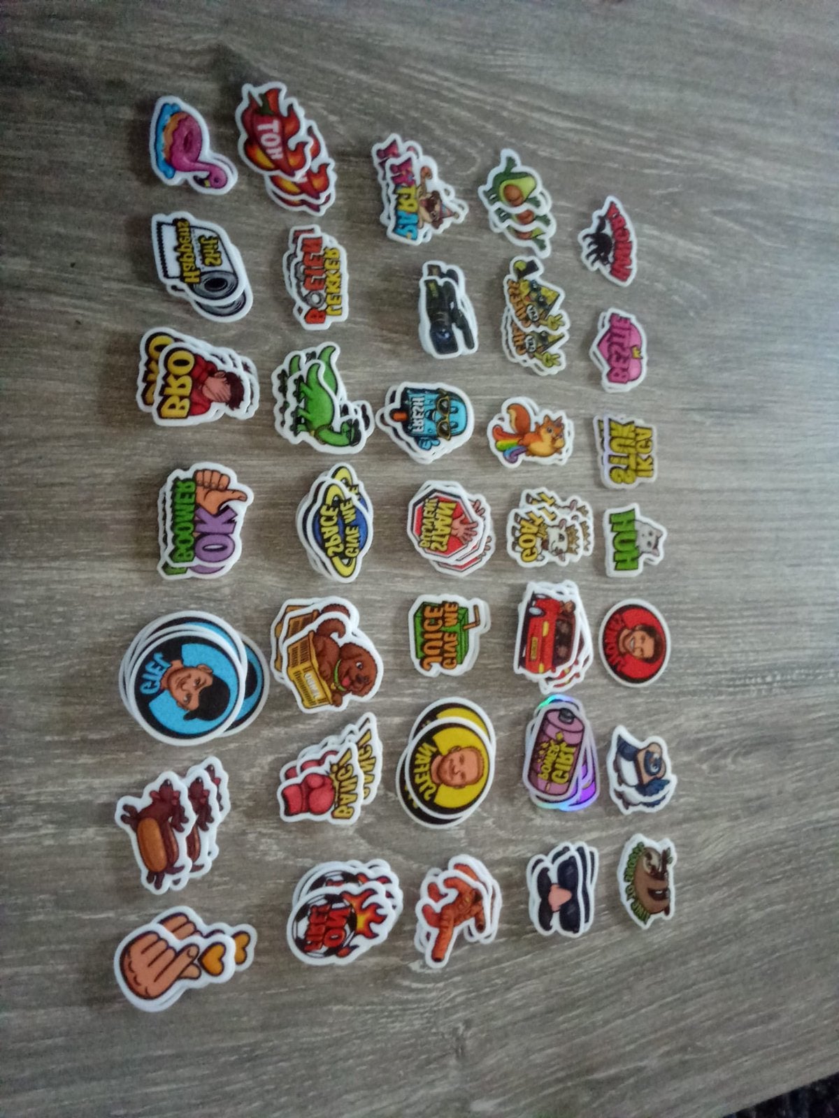 Losse stickers van sticker jacht, Ophalen, Zo goed als nieuw, Meerdere stickers