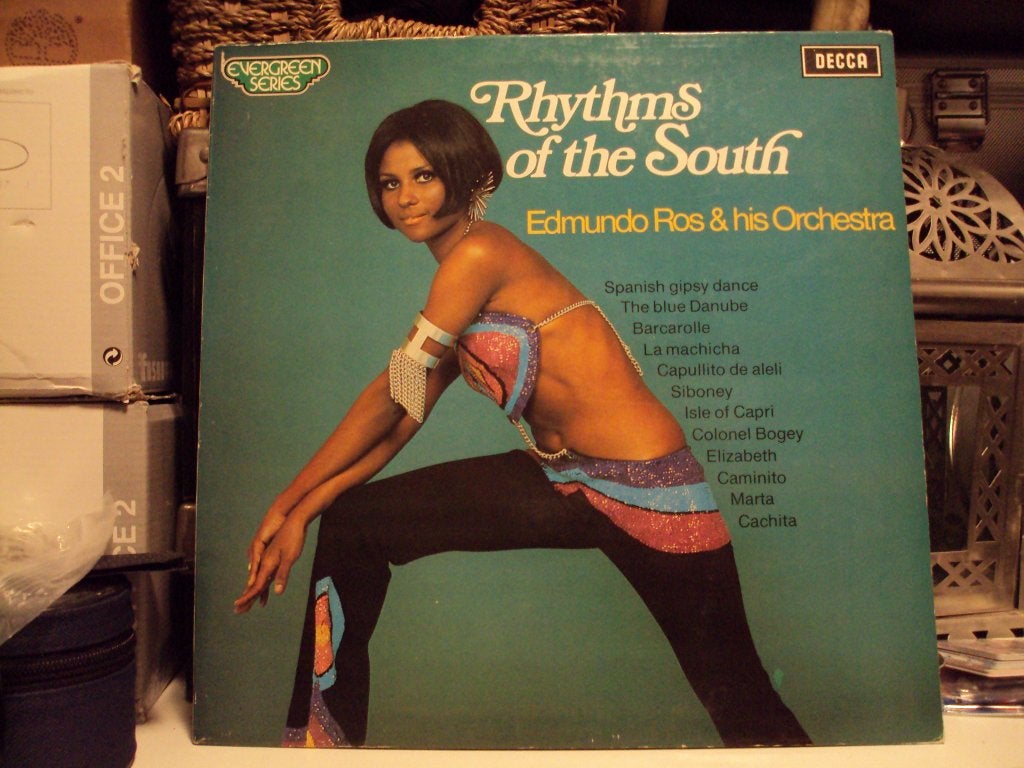 Edmundo Ros & his Orchestra - Rhythms of the South LP(Z36-8), Cd's en Dvd's, LP, Ophalen of Verzenden, Zo goed als nieuw, 12 inch