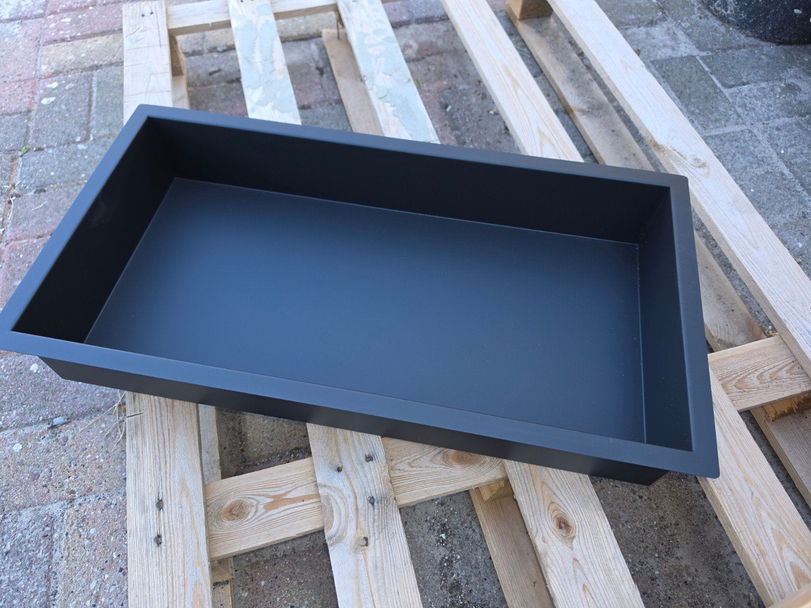 inbouwnis 60x30x10 zwart, Ophalen