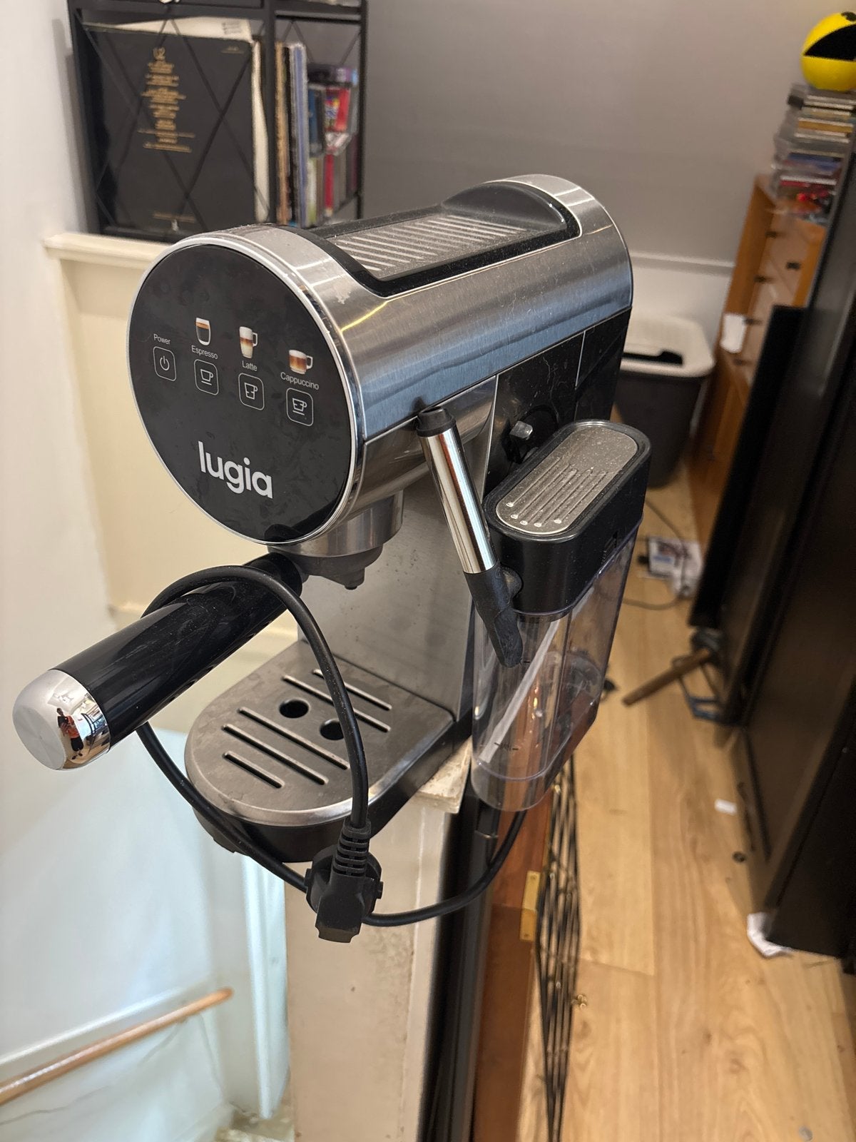 Lugia Espresso Apparaat - Zo goed als nieuw, Witgoed en Apparatuur, Koffiezetapparaten, Ophalen, Afneembaar waterreservoir, Espresso apparaat