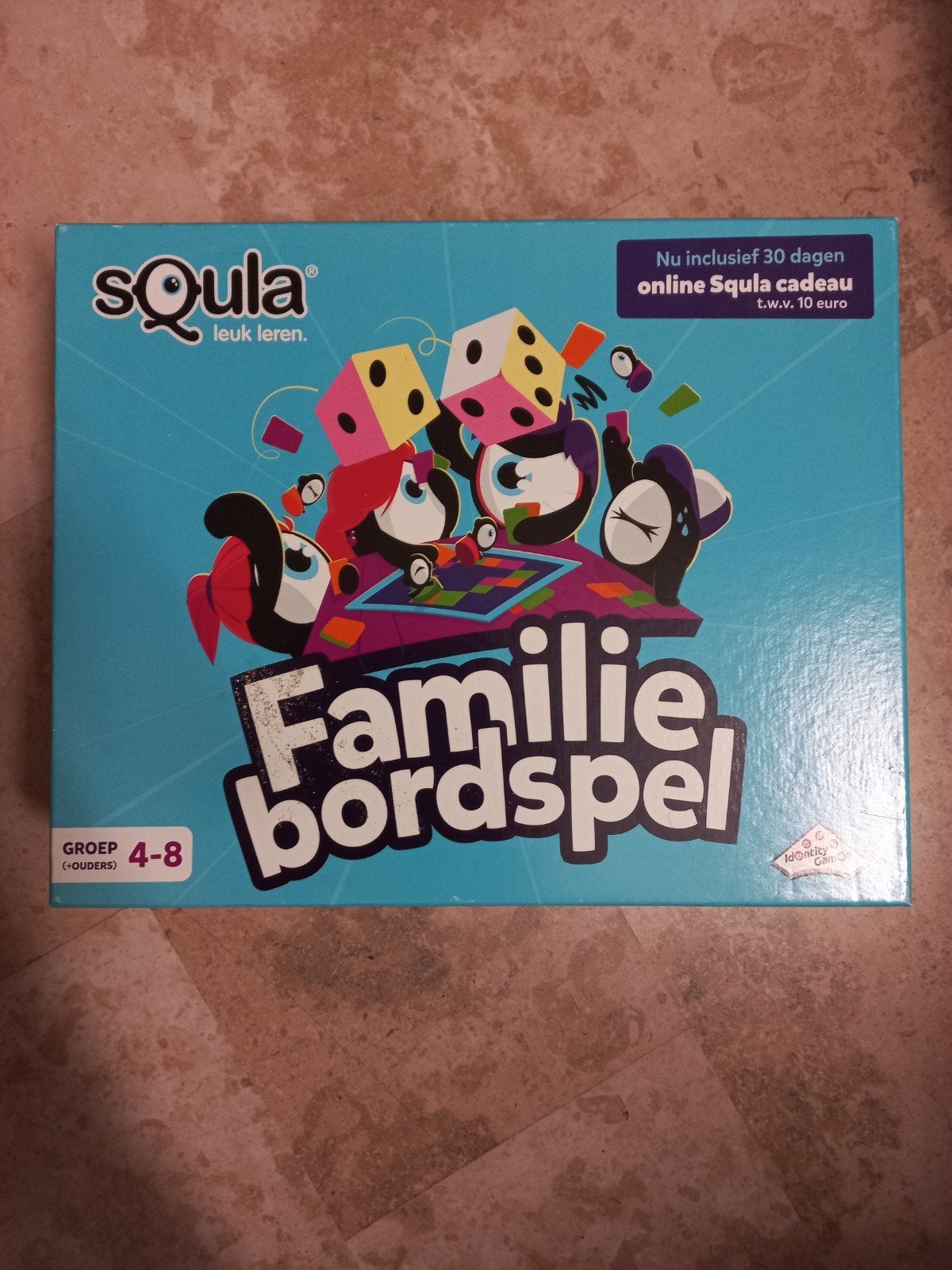 sQula familiebordspel als nieuw, Puzzel en Educatief, Ophalen of Verzenden, Zo goed als nieuw, 3 spelers of meer