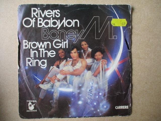 s0840 boney m - rivers of babylon, Ophalen, Gebruikt, Overige genres, 7 inch