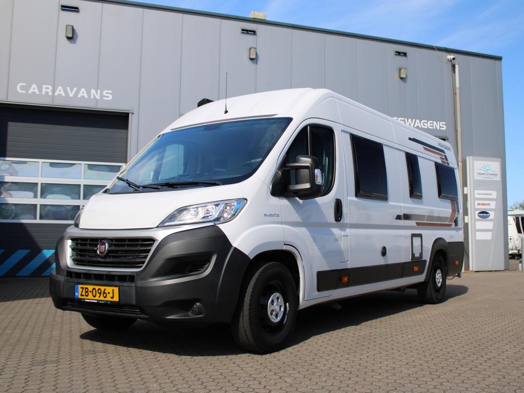 Weinsberg CaraBus 640EB Enkele bedden Busbiker Zonnepaneel, Caravans en Kamperen, Koelkast, Fiat, Tot en met 2, Bedrijf