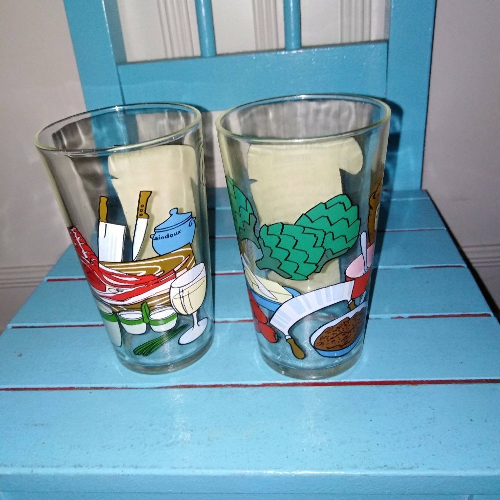 Limonadeglazen met leuke recepten 2 stuks, Ophalen, Glas of Glazen, Overige stijlen, Glas