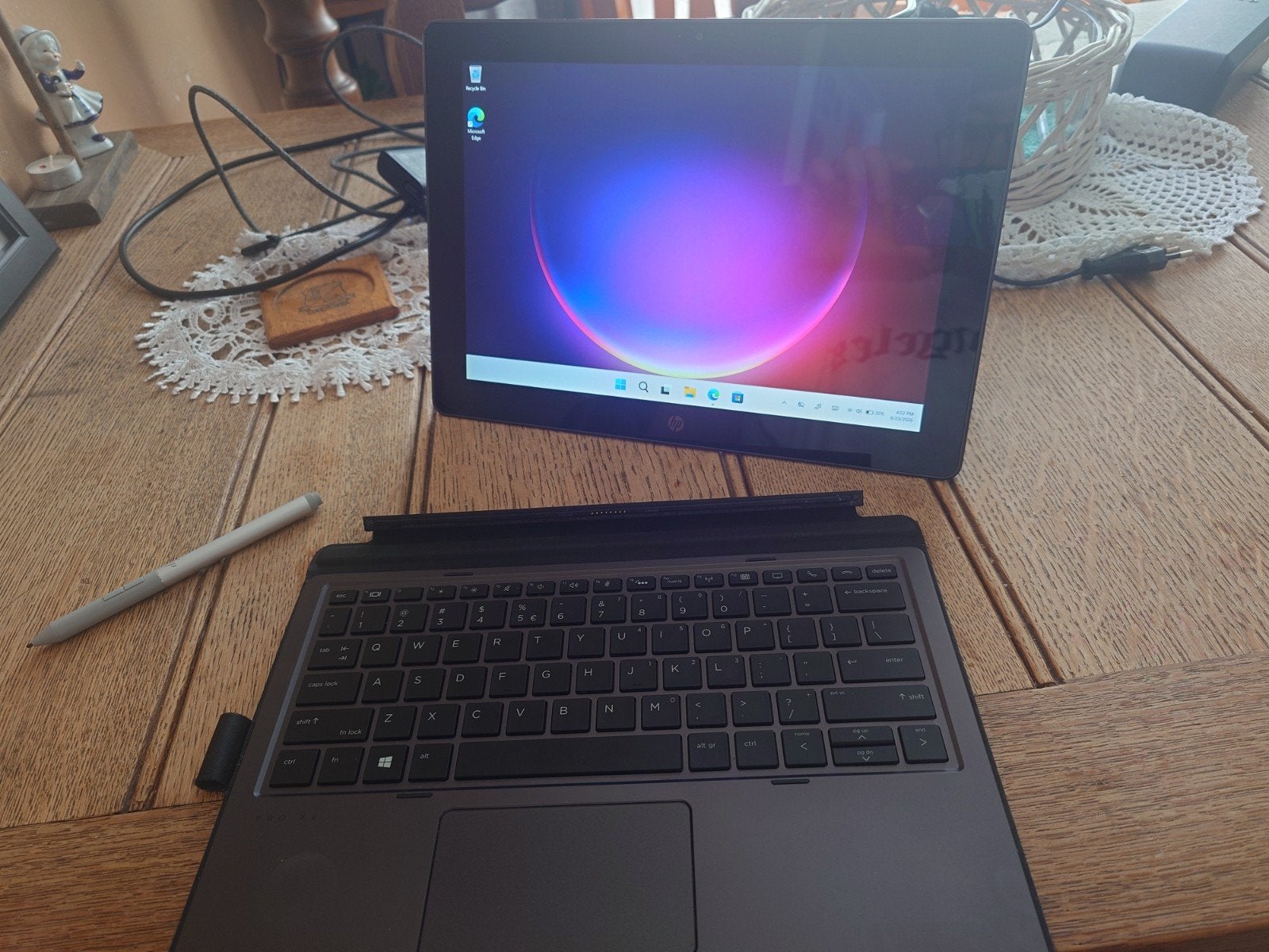 HP Pro x2 612 G2 Laptop - i5-7Y54, 8GB RAM, 256GB SSD, Computers en Software, Windows Laptops, Qwerty, 8 GB, Minder dan 2 Ghz