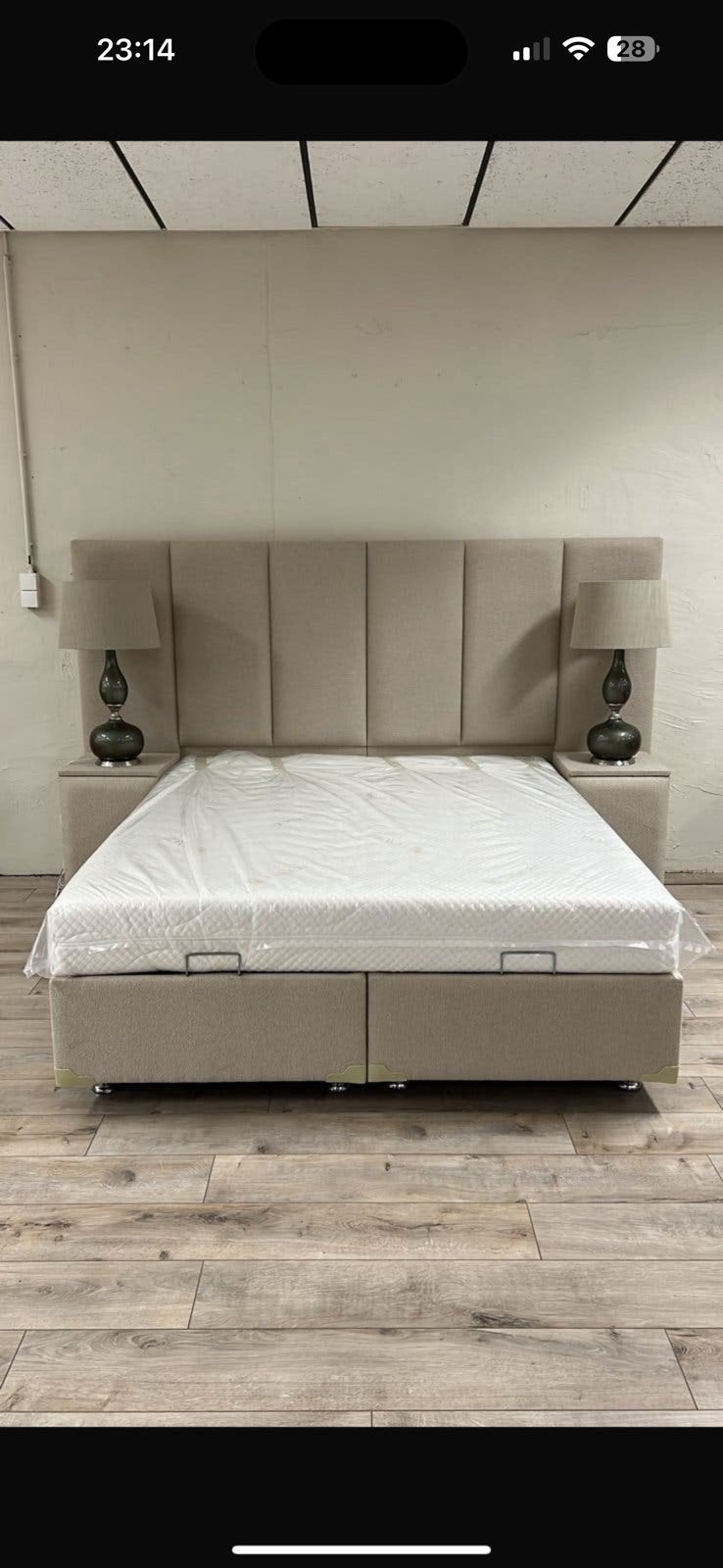 Boxspring. Moet ZSM WEG, Ophalen, Zo goed als nieuw, Tweepersoons, 160 cm