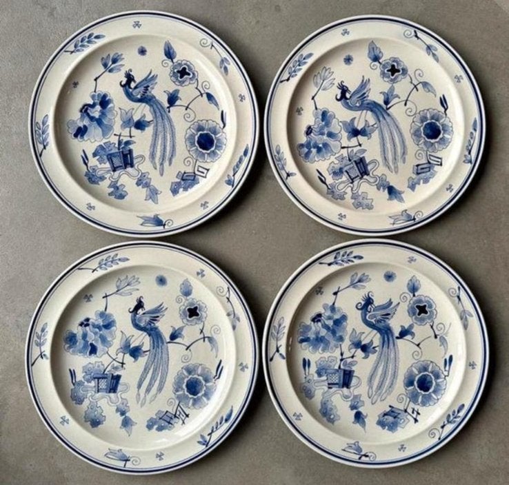 Set borden Royal Goedewaagen Gouda Delfts Blauw, Ophalen of Verzenden