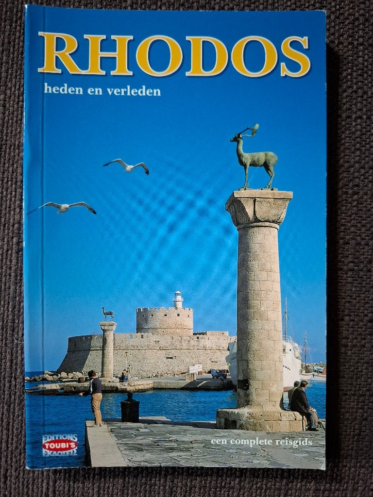 RHODOS heden en verleden - complete reisgids, Europa, Ophalen of Verzenden, Reisgids of -boek, Editions Toubi's