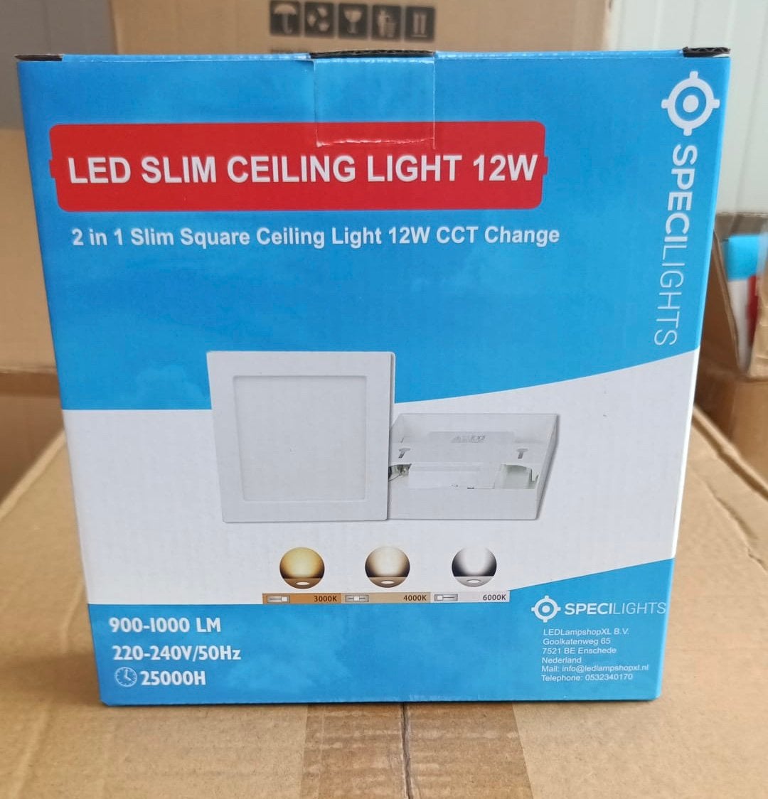 LED Plafondlamp CCT – 3 Lichtkleuren – Opruimingsactie!, Ophalen, R2v, Nieuw, Overige fittingen