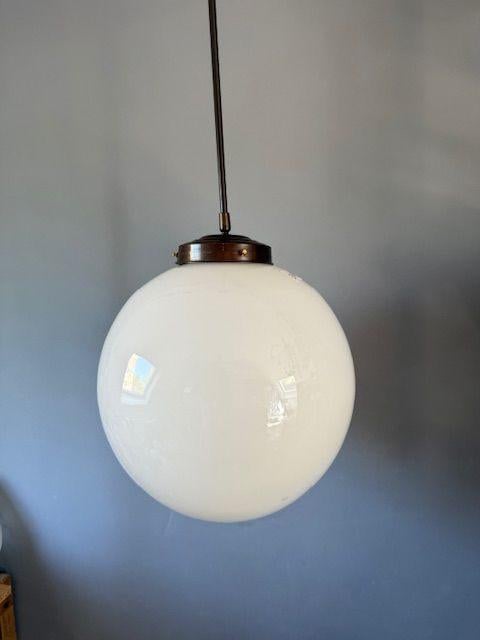 Plafondlamp Gispen XXL, Ophalen of Verzenden, Gebruikt, Glas
