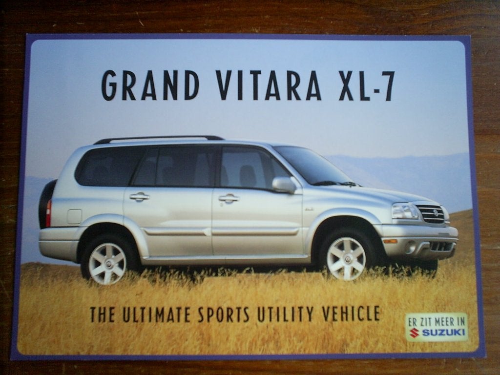 Suzuki Grand Vitara XL 7 [ 2001 ] 2 pag., Verzenden, Zo goed als nieuw, Algemeen