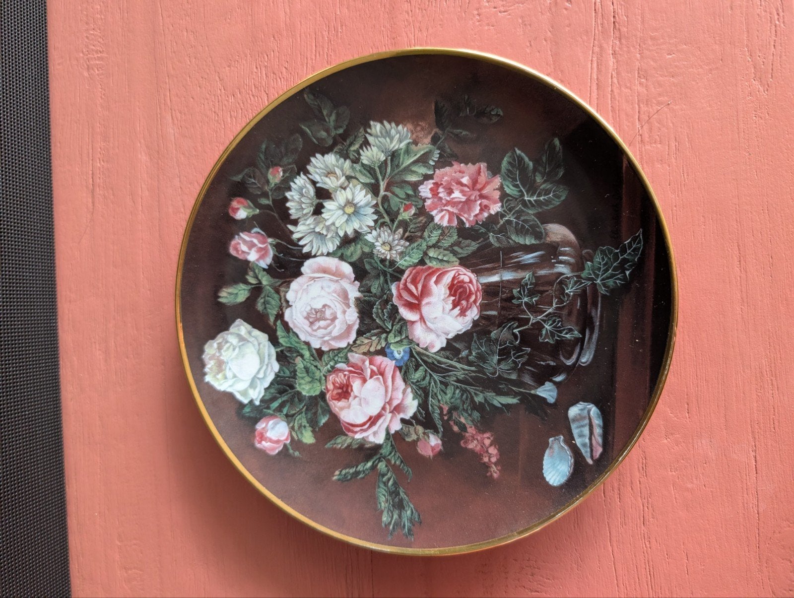 Royal Mosa Sierbord "Rozen en Schelpen" - Elisabeth Gerhardt, Ophalen of Verzenden