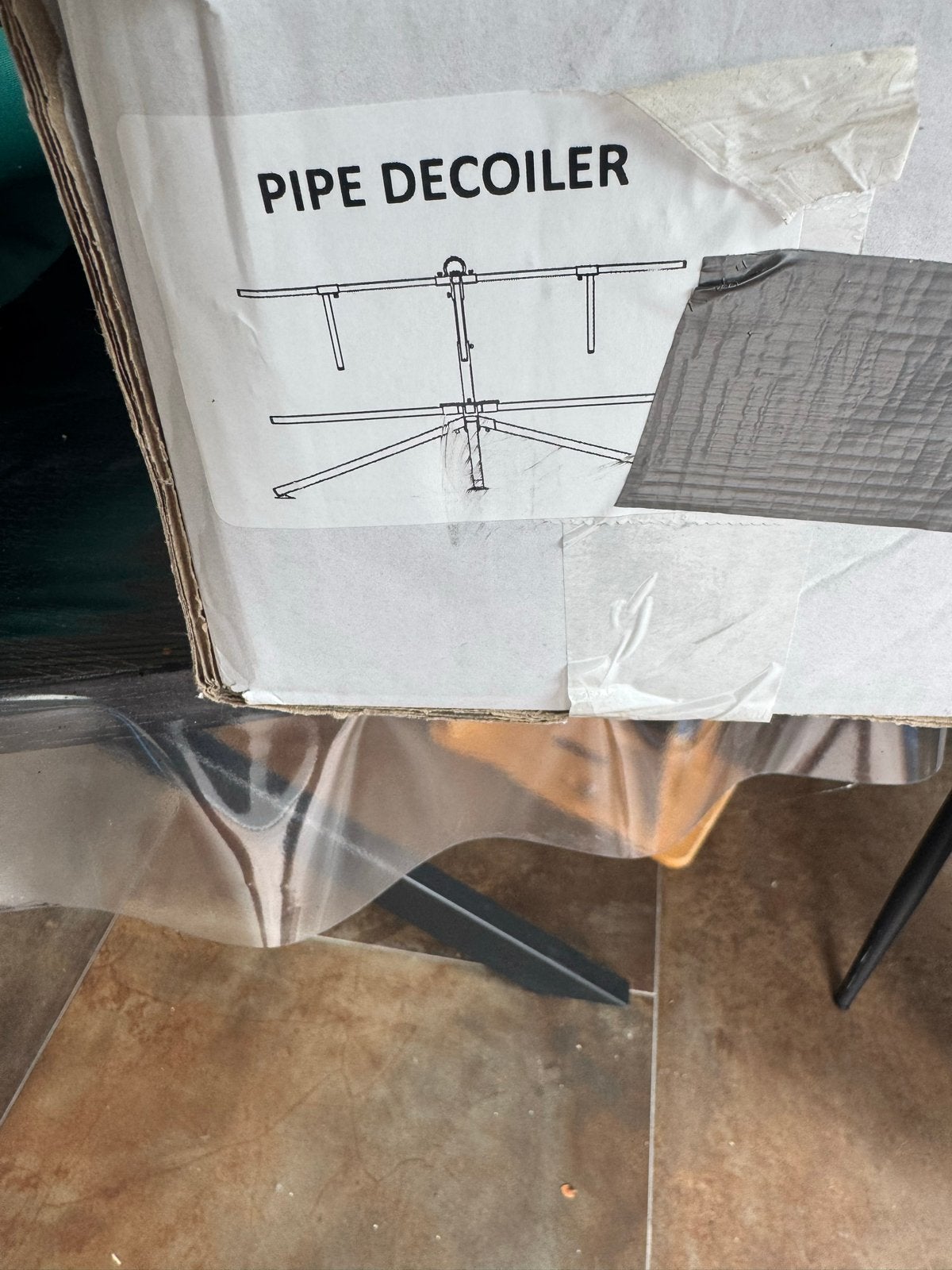 Afrol haspel voor vloerverwarming - Pipe Decoiler, Doe-het-zelf en Verbouw, Gereedschap | Handgereedschap, Ophalen, Zo goed als nieuw