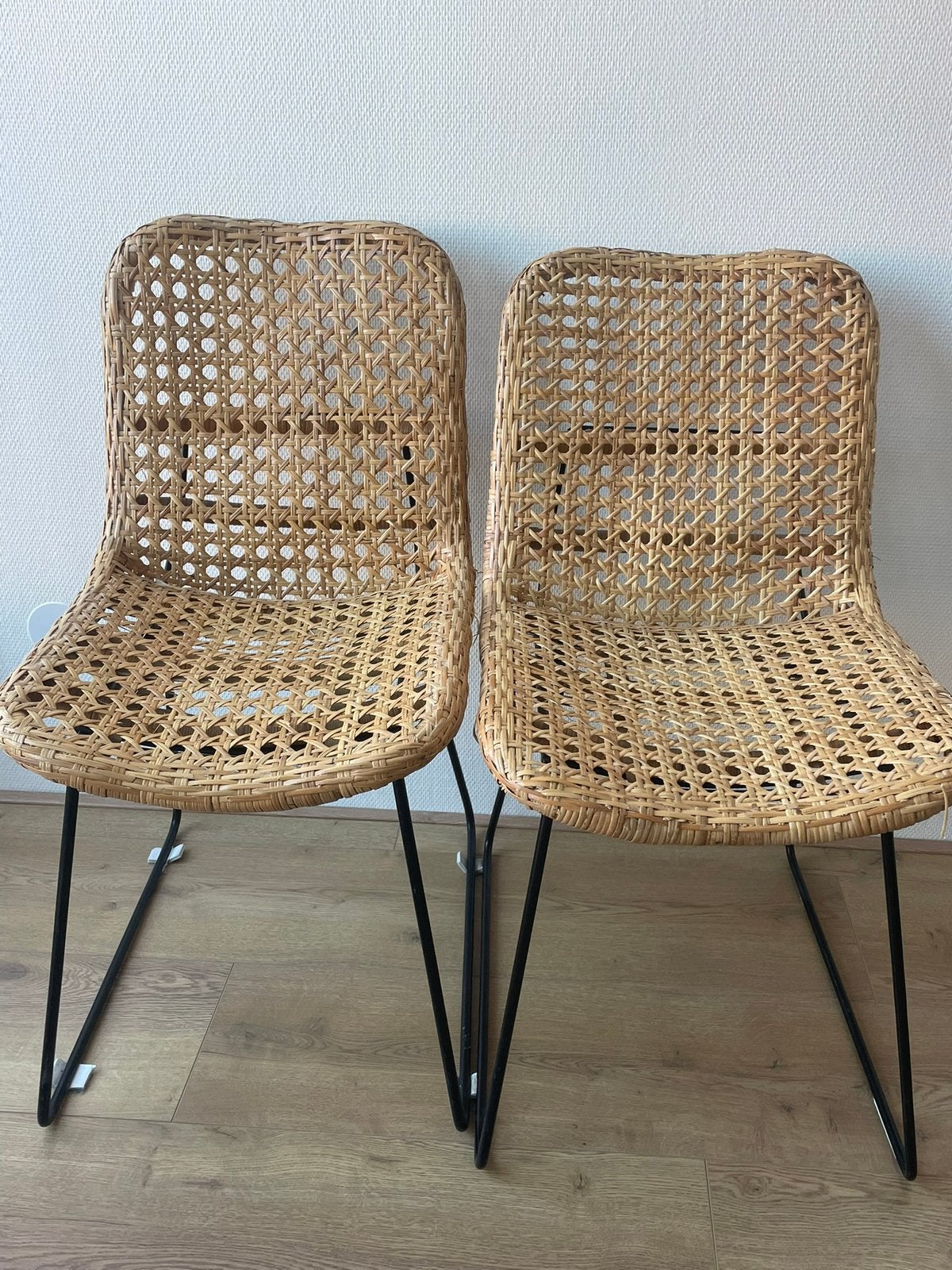 Twee rotanstoelen, Ophalen, Gebruikt, Twee