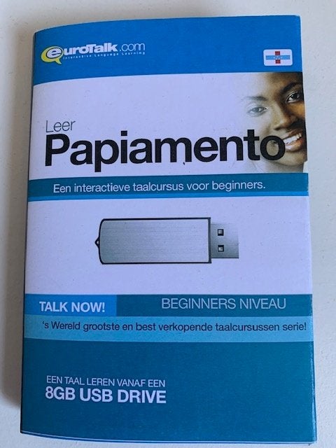 PAPIAMENTS taalcursus voor beginners USB Nederlands/Engels, Ophalen of Verzenden, Alpha, Zo goed als nieuw, Niet van toepassing