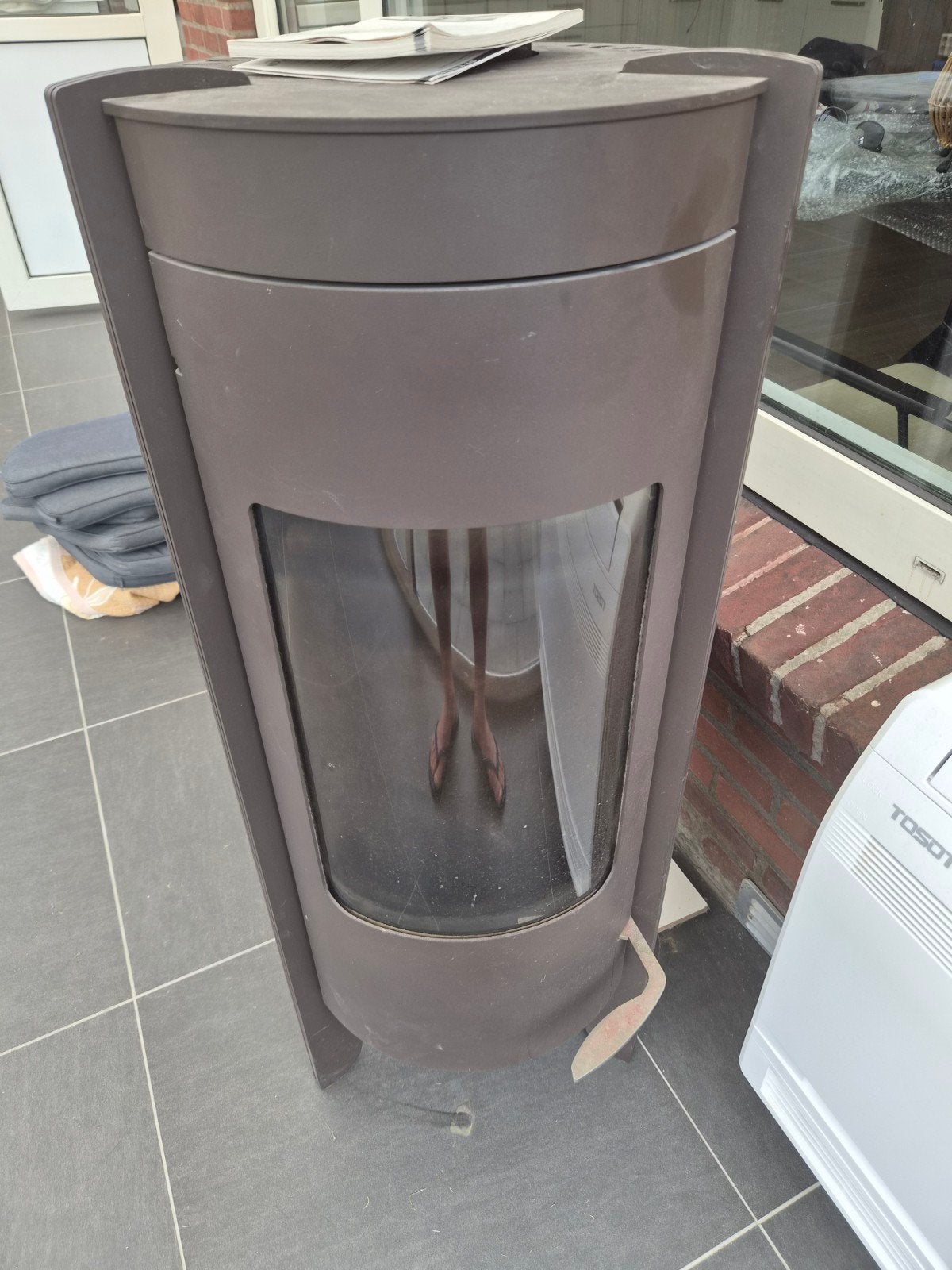 HASE Sarego houtkachel 7kw - Compleet, Ophalen, Gebruikt, Hout, Houtkachel