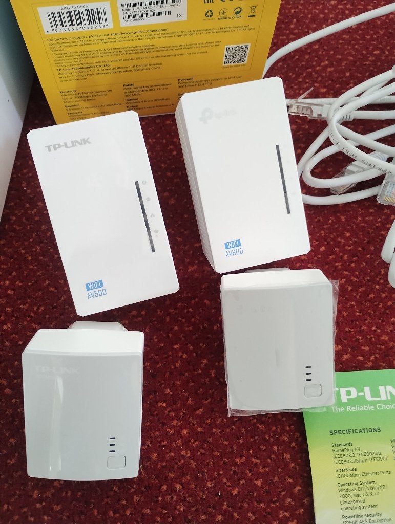 TP-link AV500 en AV600 Powerline Wi-Fi Kit, Ophalen of Verzenden, Gebruikt, Tp link