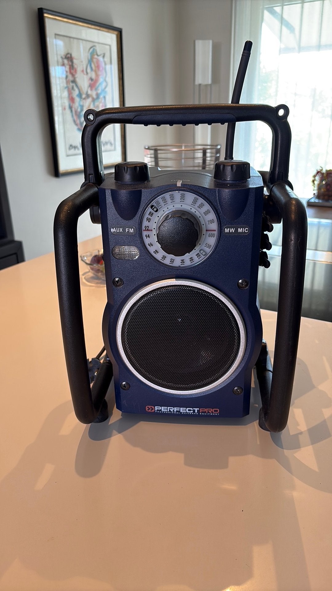 Bouwradio, Audio, Tv en Foto, Radio's, Ophalen, Zo goed als nieuw, Bouwradio