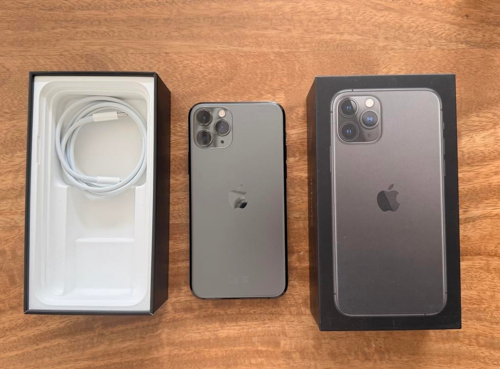 iPhone 11 Pro 64 GB Spacegrijs, Telecommunicatie, Mobiele telefoons | Apple iPhone, Gebruikt, Ophalen of Verzenden, Zonder simlock