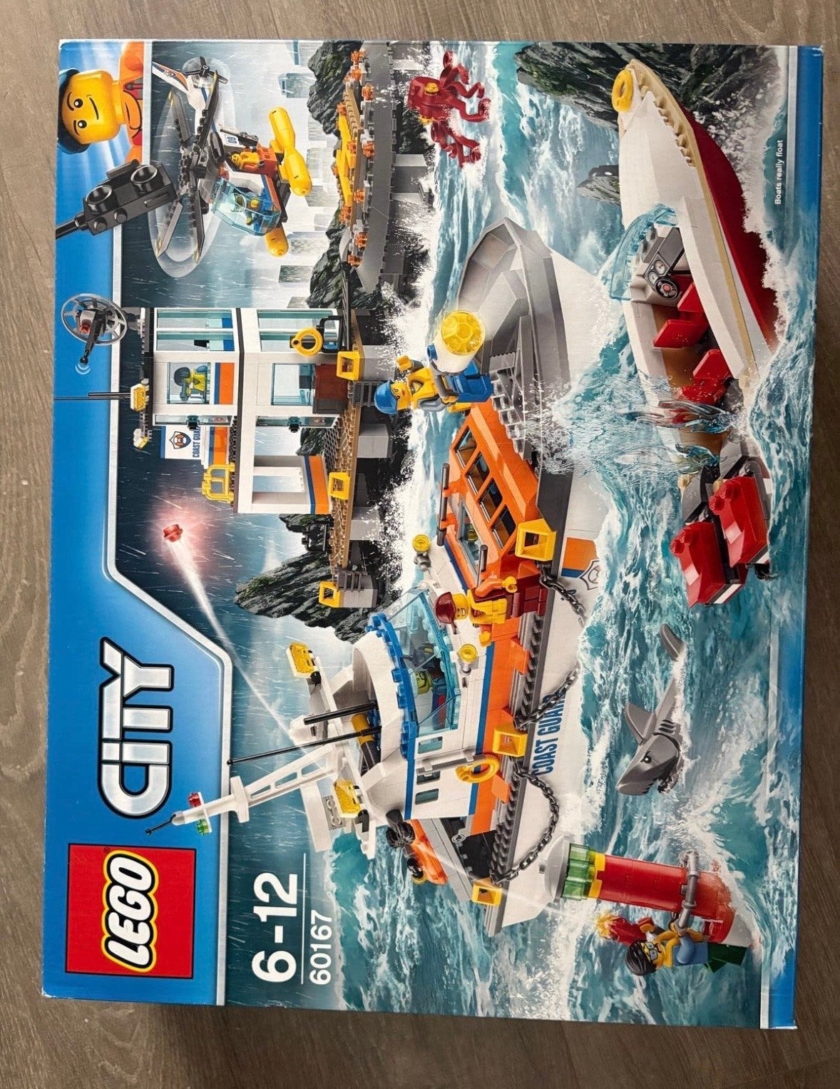 Lego City 60167 Kustwacht Patrouillevaartuig Nieuw in doos, City, Lego, Nieuw, Ophalen of Verzenden