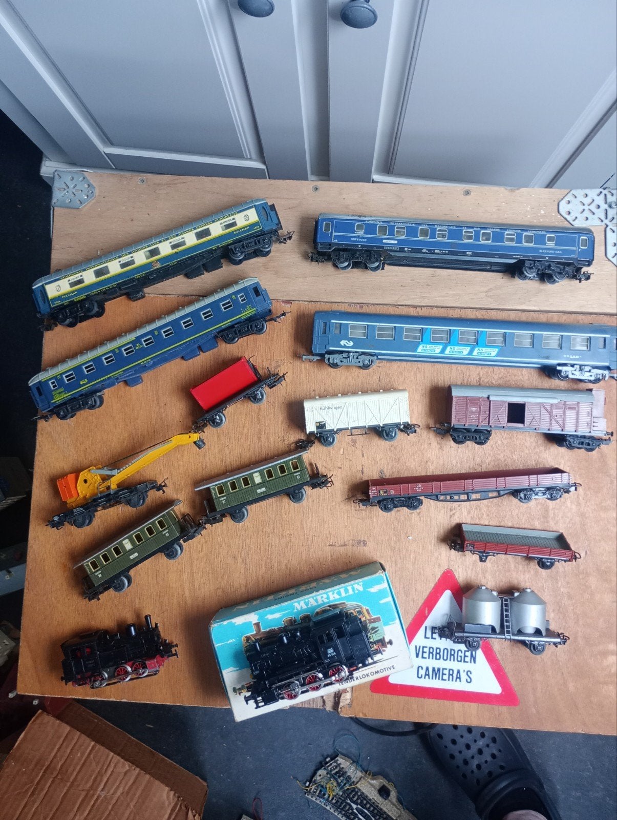Märklin treinbaan, Ophalen, Gebruikt