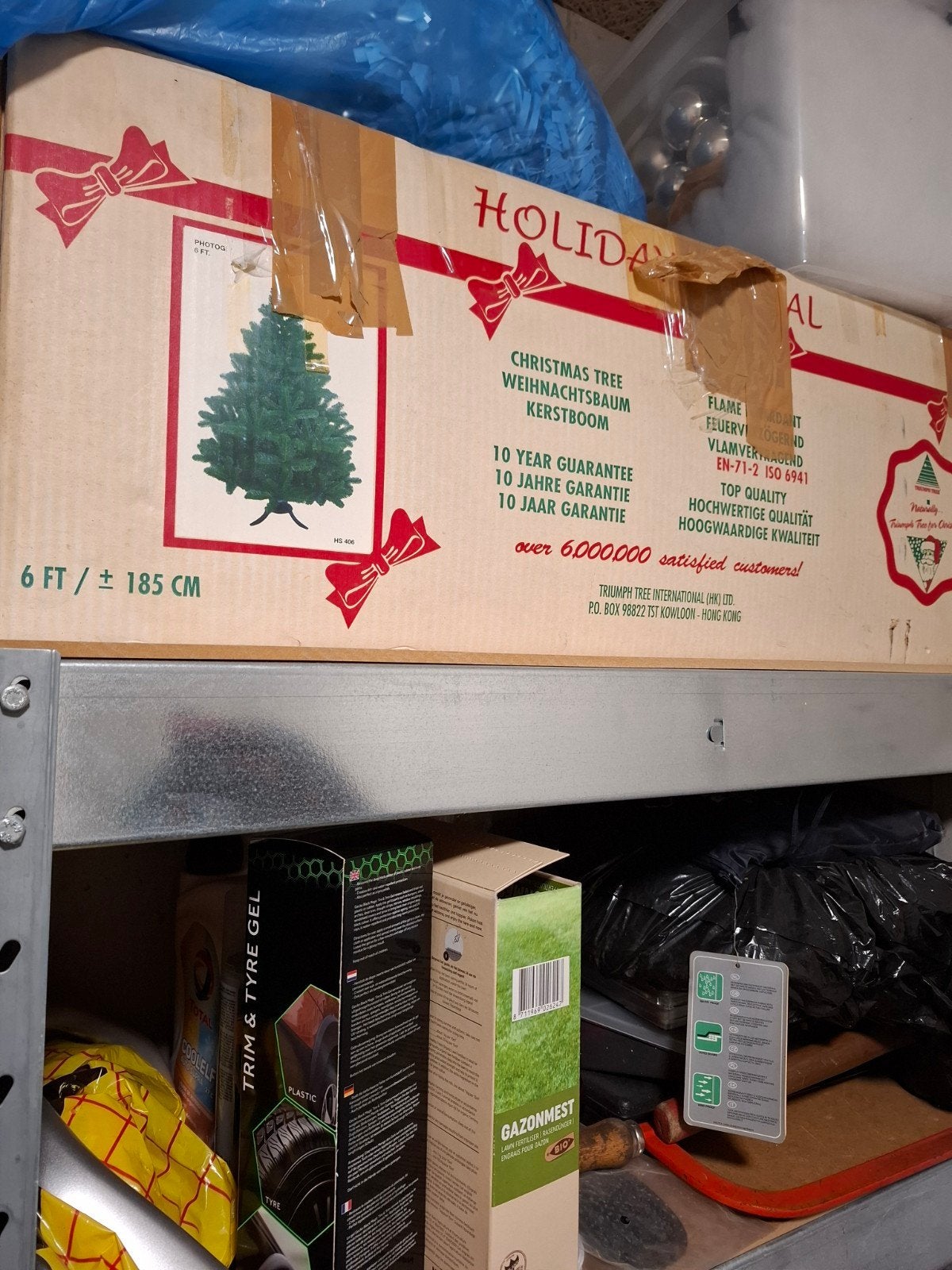 kerstboom kunst, Ophalen, Zo goed als nieuw