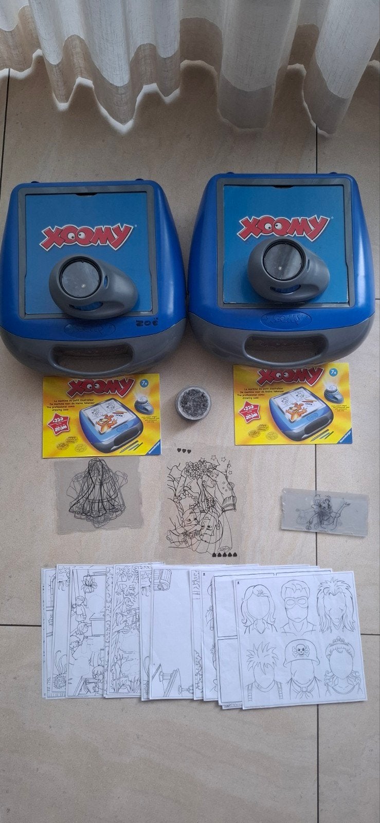 Xoomy teken apparaat. 2 stuks, Hobby en Vrije tijd, Tekenen, Ophalen of Verzenden, Zo goed als nieuw, Overige typen