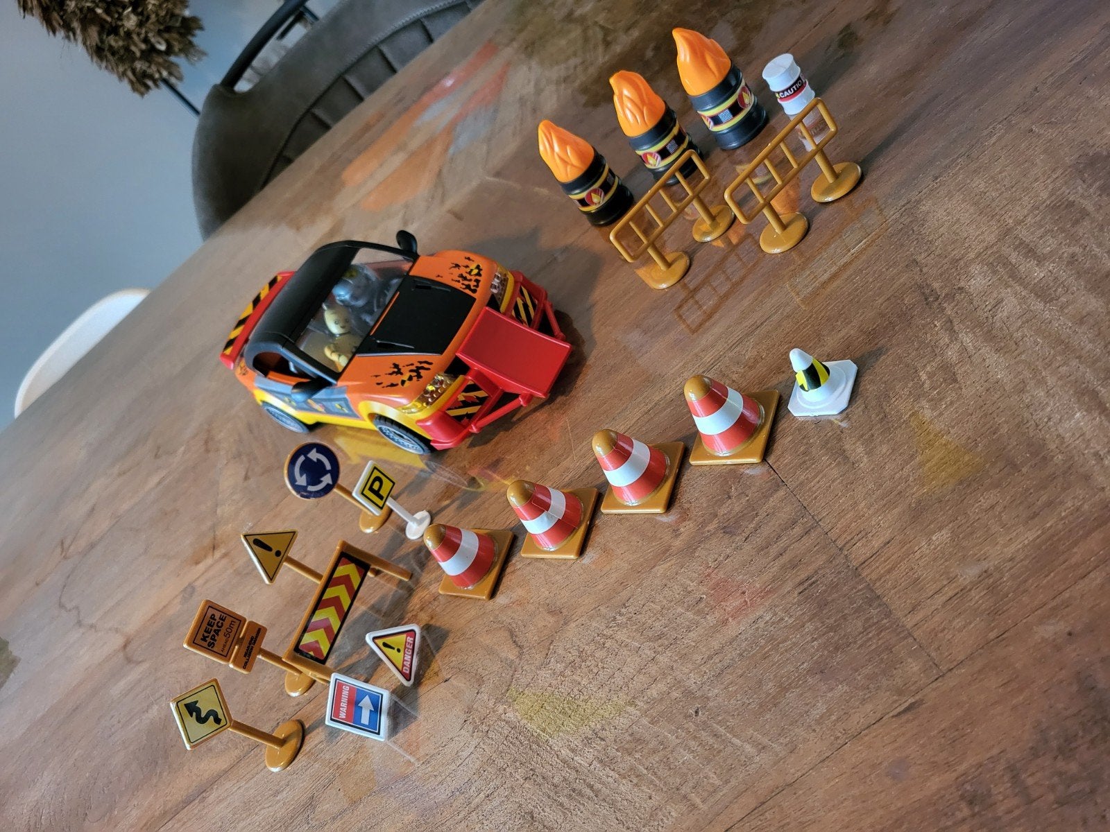 Playmobil Crash Test Auto met Accessoires, Ophalen of Verzenden, Gebruikt, Jongen of Meisje