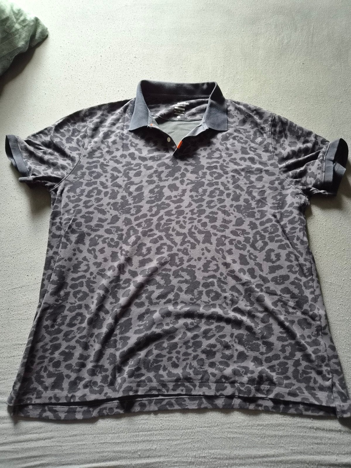 Nike Dri-fit polo T-shirt shirt xxl Black panter print, Ophalen, Zwart, Nike, Overige maten