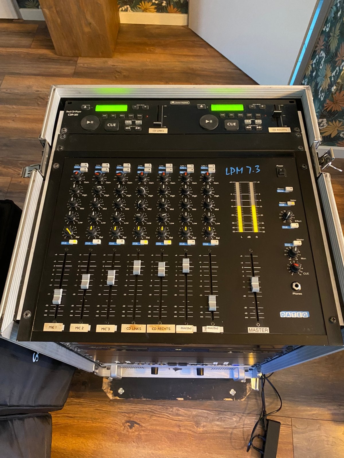Complete P.A set, Audio, Tv en Foto, Ophalen, Gebruikt