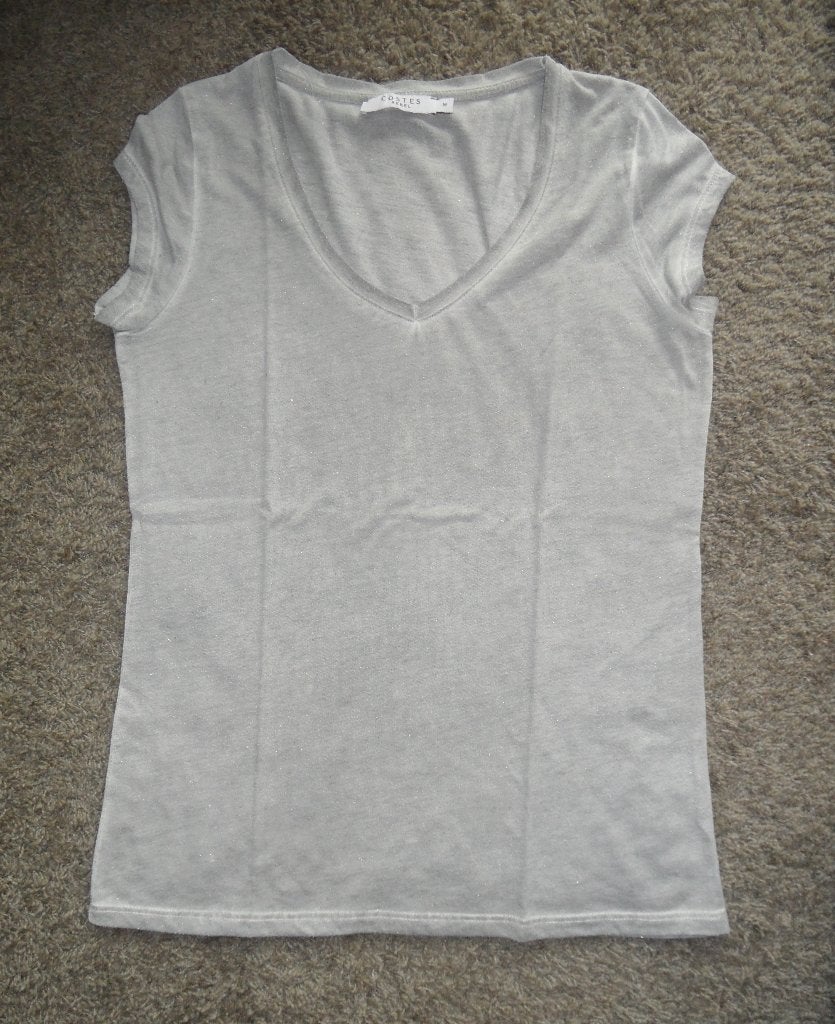 In goede staat mouwloos T-shirt van Costes, grijs, maat M, Maat 38/40 (M), Ophalen of Verzenden, Zo goed als nieuw, Costes
