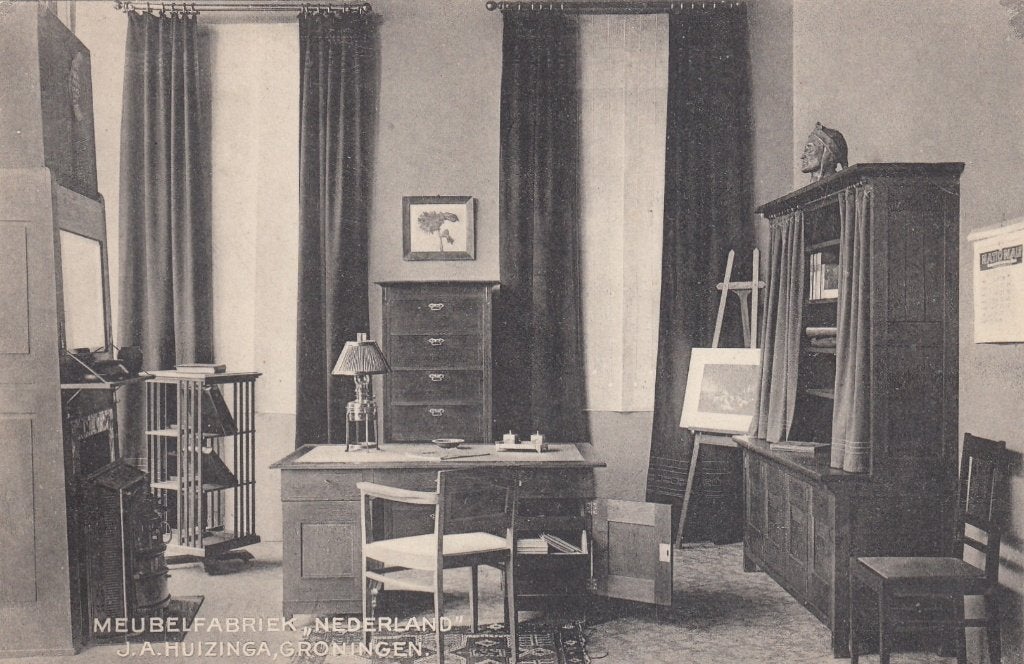 Groningen - Meubelfabriek J.A.Huizinga, Ophalen of Verzenden, 1920 tot 1940, Ongelopen, Groningen