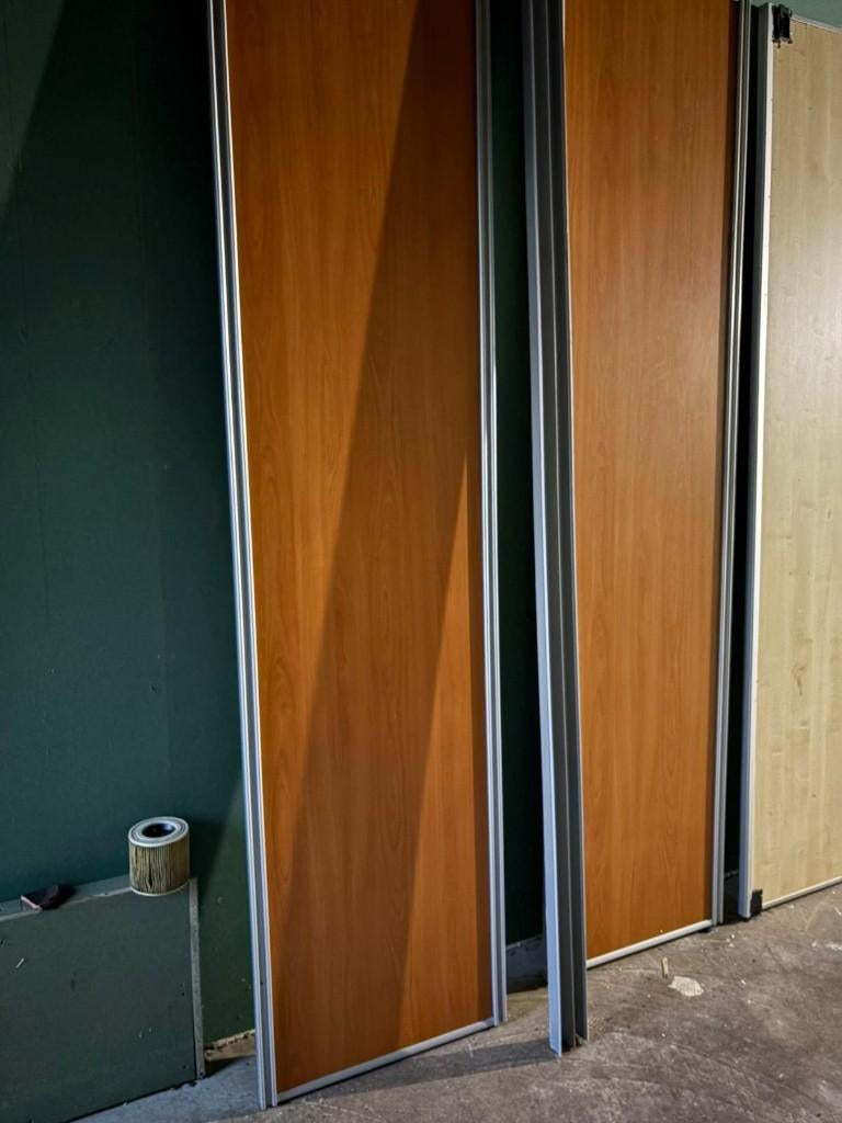 Schuifdeurkastdeuren inclusief rails, Ophalen, 200 cm of meer, 50 tot 100 cm, Zo goed als nieuw