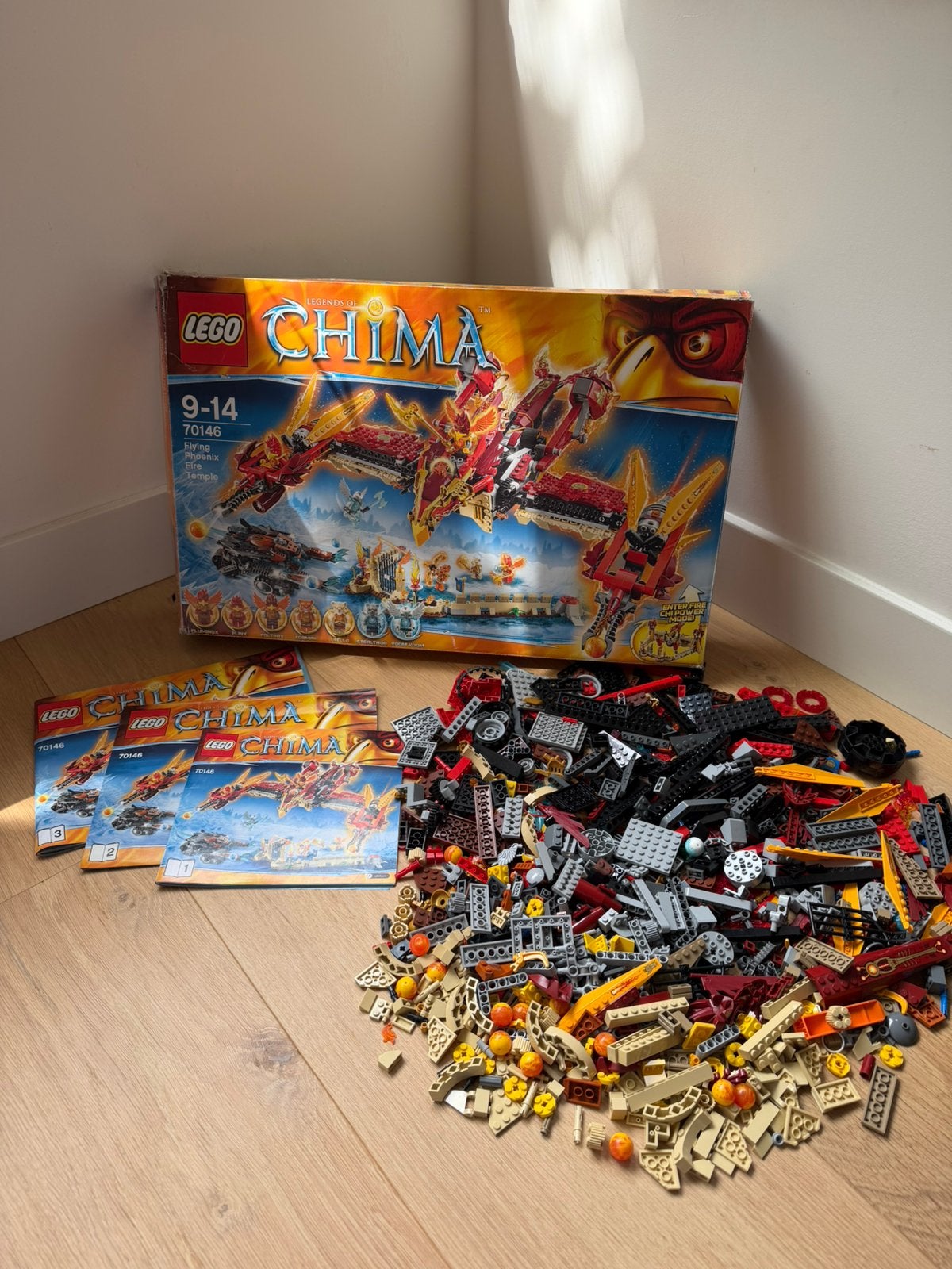 Lego chima 70146, Inclusief accessoires, Overige thema's, Lego, Ophalen of Verzenden