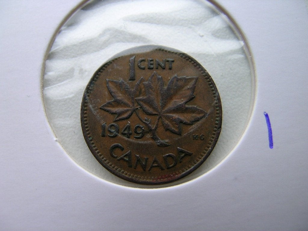 Cent 1949 Canada, Ophalen of Verzenden, Noord-Amerika, Losse munt