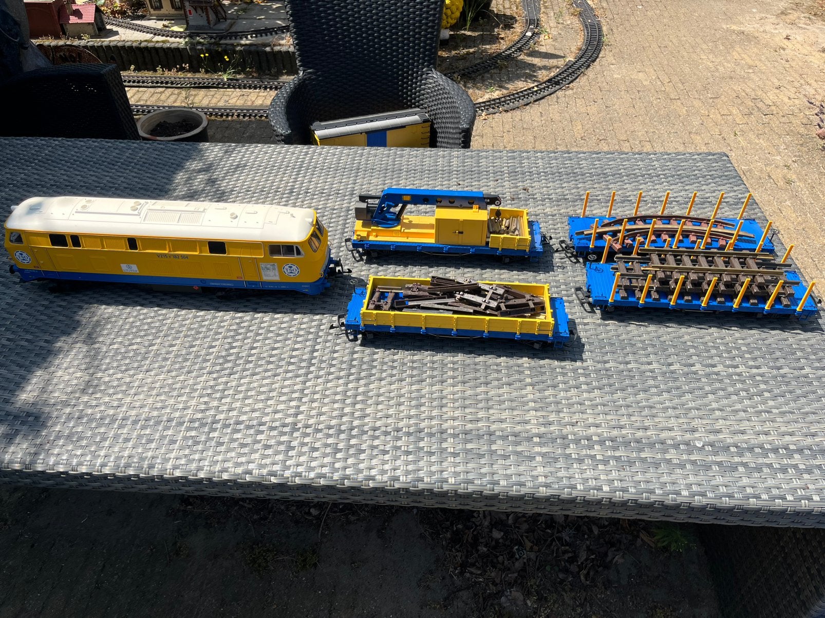 Rail reparatie trein voor LGB of PIKO., Hobby en Vrije tijd, Modeltreinen | Overige schalen, Ophalen of Verzenden, Gelijkstroom