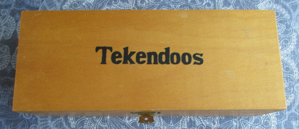 klassieke houten tekendoos 25 x 10 x 6 cm, Ophalen of Verzenden, Gebruikt, Overige typen