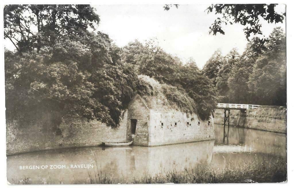 AK Bergen op Zoom - Ravelijn, Verzenden, 1940 tot 1960, Gelopen, Noord-Brabant