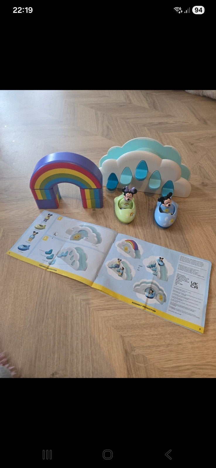 Mickey Mouse en Minnie Mouse speelset met regenboog, Ophalen of Verzenden, Overige typen