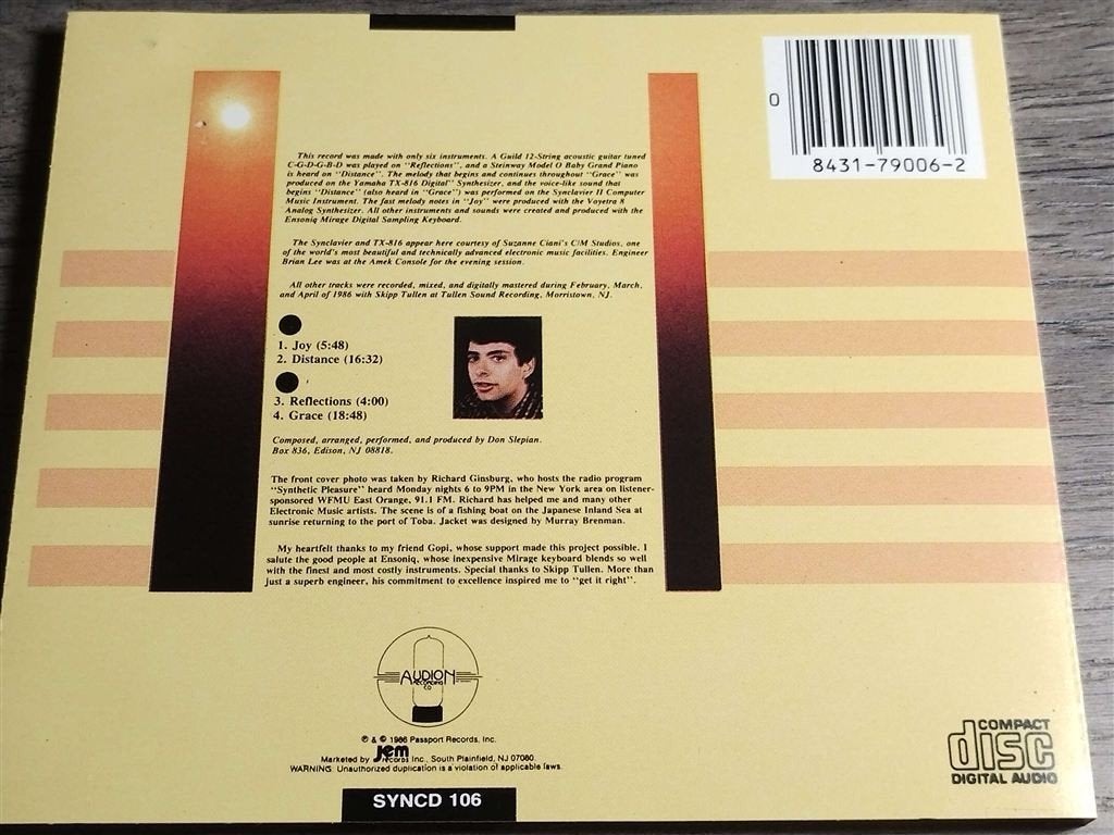 Don Slepian ‎– Reflections, Ophalen of Verzenden, Zo goed als nieuw