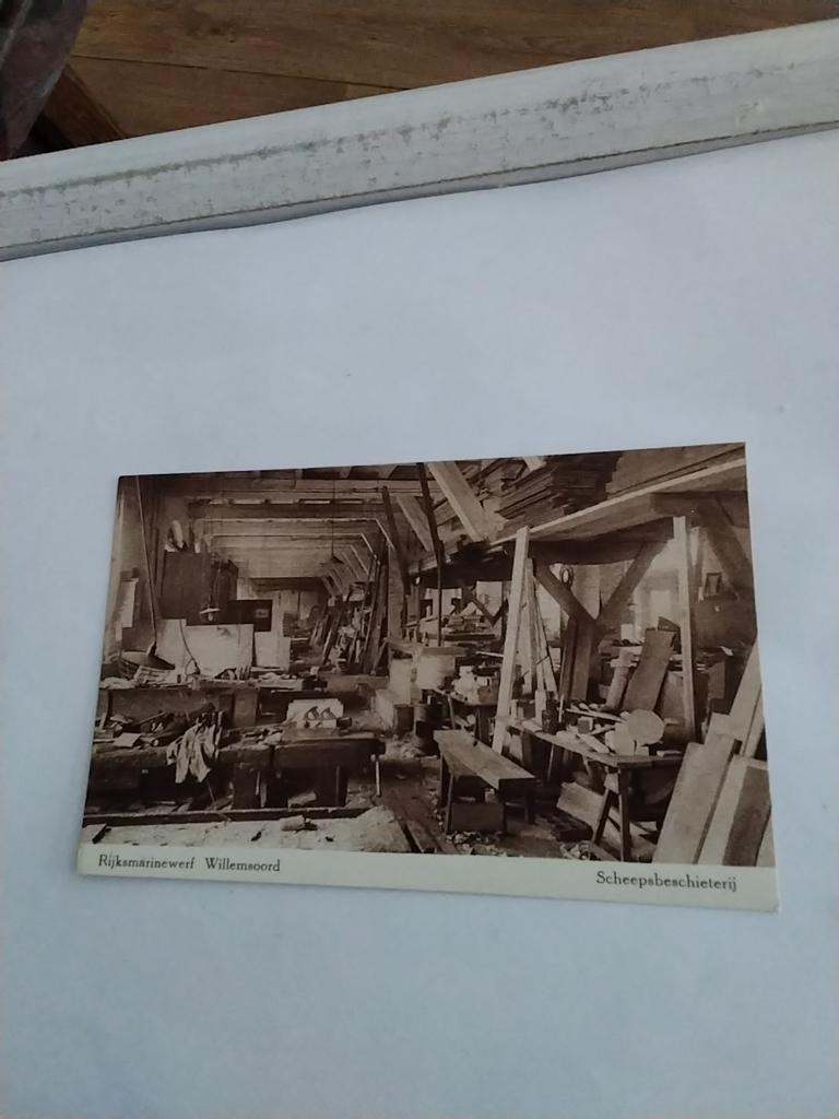 WILLEMSOORD  RIJKSMACHINEWERF. SCHEEPSBESCHIETERIJ, Ophalen of Verzenden, Voor 1920, Sterren en Beroemdheden