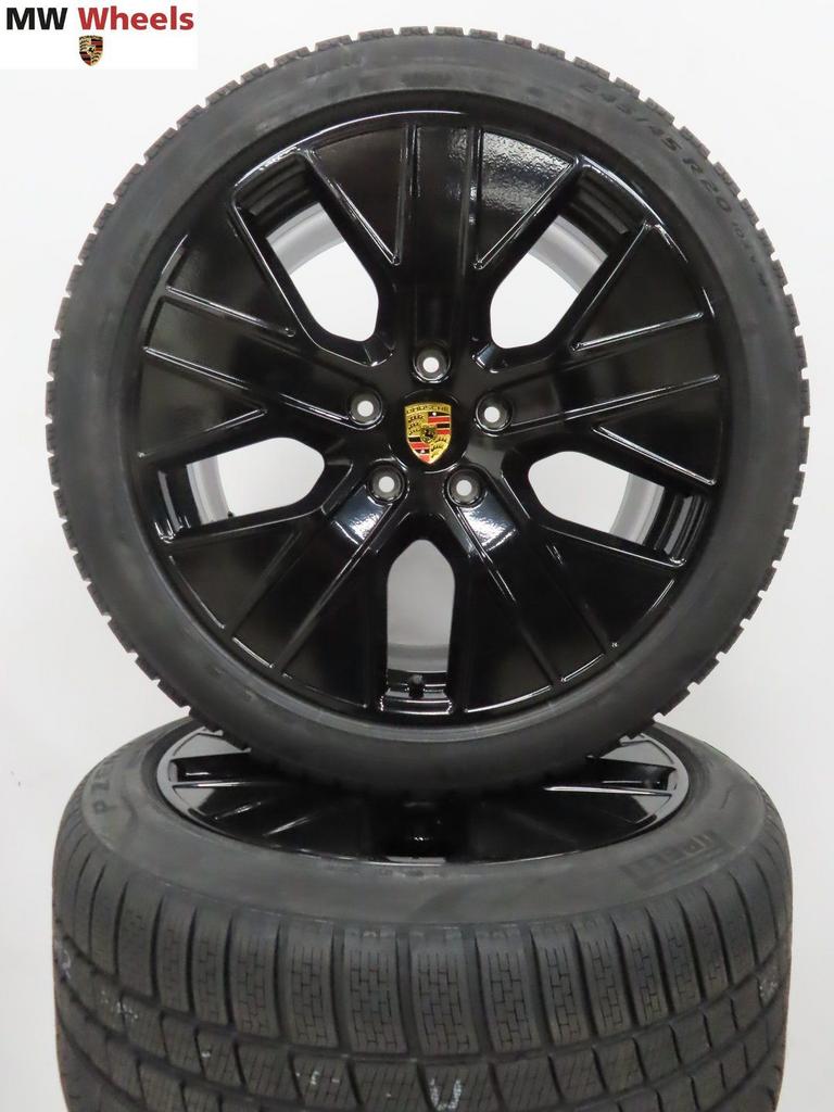 Originele Porsche Taycan 20 inch velgen nieuwe winterbanden, Auto-onderdelen, 245 mm, -, -, Banden en Velgen