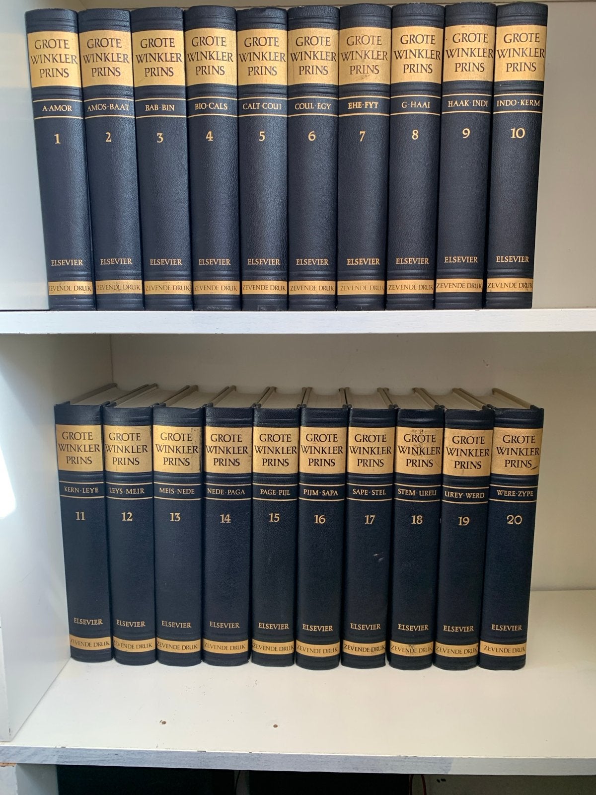 Winkler Prins Encyclopedie 7e Druk - Complete Serie, Ophalen, Complete serie, Zo goed als nieuw, Algemeen