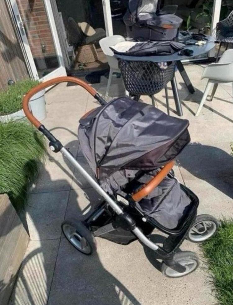 Mutsy Evo Nomad Grey kinderwagen, Ophalen of Verzenden, Gebruikt, Kinderwagen, Mutsy