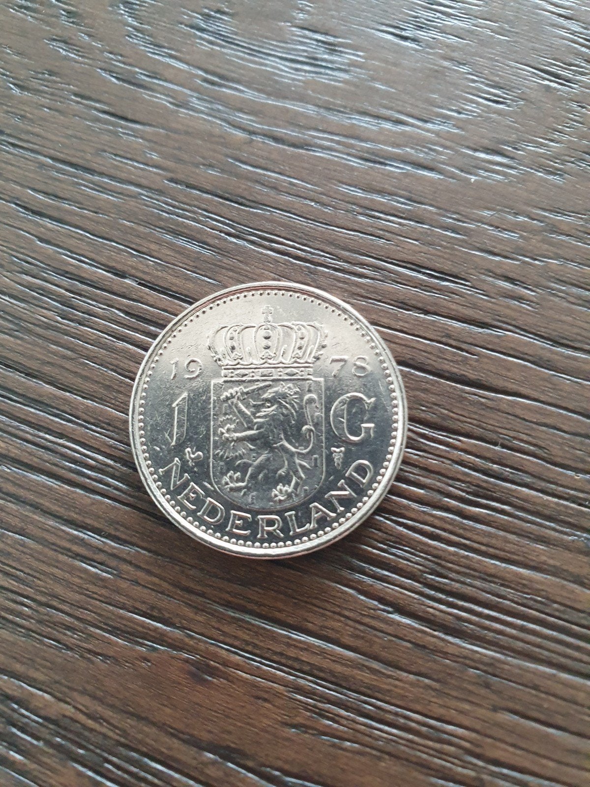 Nederland 1 Gulden 1978 Nikkel Koningin Juliana, Ophalen of Verzenden, Koningin Juliana, 1 gulden, Losse munt