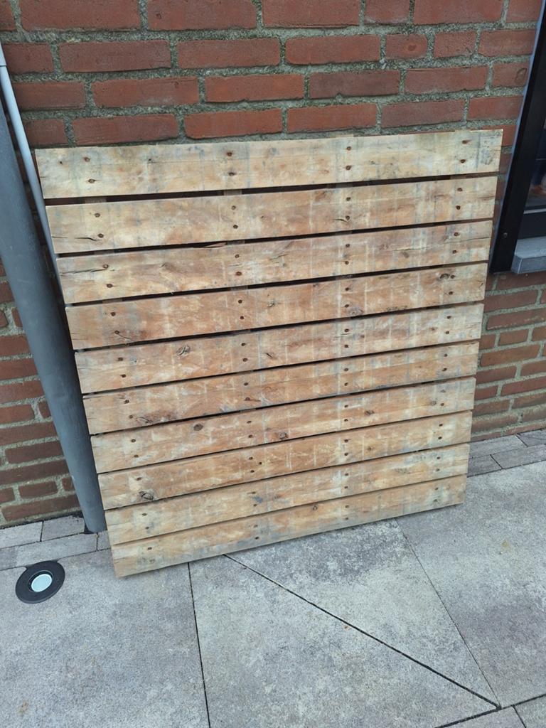 Stevige houten pallet voor diverse doeleinden, Ophalen, Gebruikt, Overige houtsoorten, Pallet