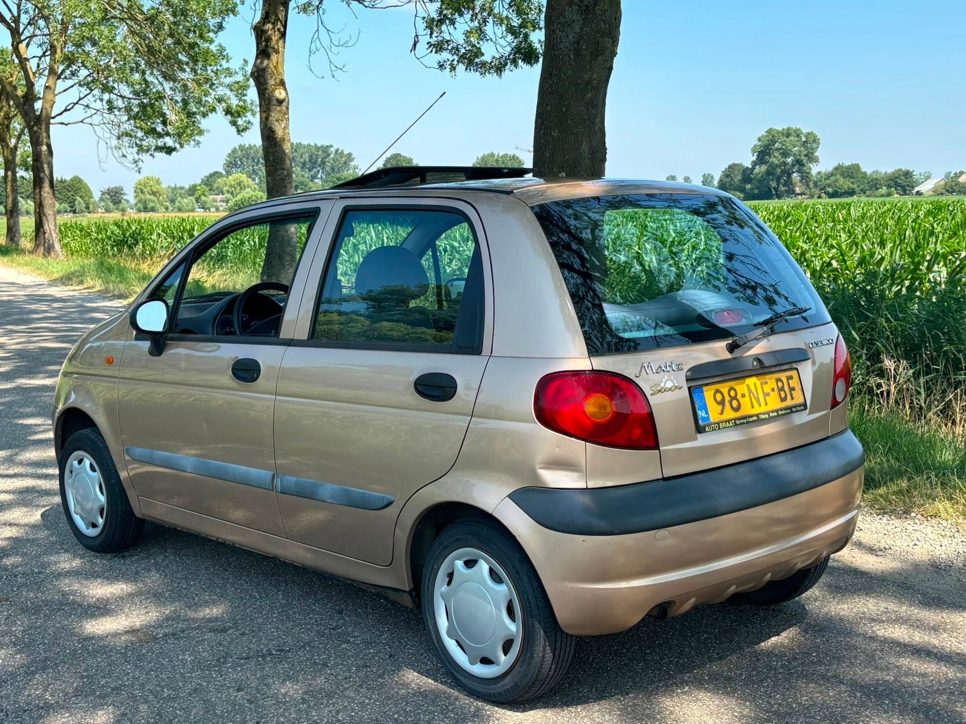 Daewoo Matiz 0.8 Spirit / dakraam / APK, Auto's, Voorwielaandrijving, Stof, Gebruikt, Matiz